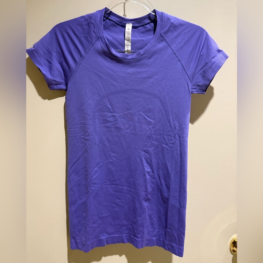 Women's Purple Short Sleeve Top